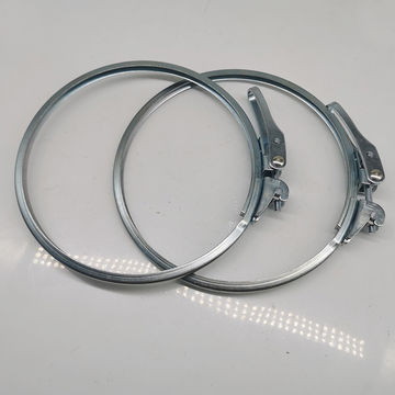 Quick Release Rapid Lock Duct Ring Clamp 80-600mm OEM Dust Collection Pipe  Fittings