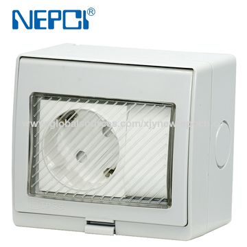 Fabricante de enchufes impermeables XJY-QB-201-28, enchufe alemán impermeable IP55, enchufe industrial for sale at factory direct price