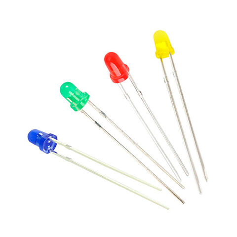 3mm LED - Diffuse Super-LED - Rund mit Flansch - P/N: 3mm LED for sale at factory direct price