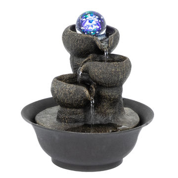 Polyresin Resin 3d Fountain, Large Resin Outdoor Fountains
