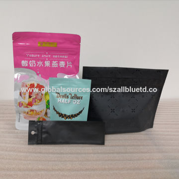 Shuangfu Packing - Candy mini small zip lock plastic food Bag Packaging  Custom Printed Logo Pouch pe zipper Bag Mini Tiny Ziplock Bag
