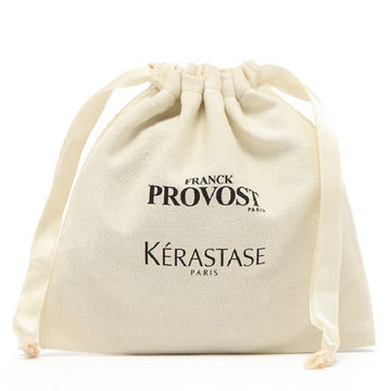 Small Organic Cotton Drawstring Bag 