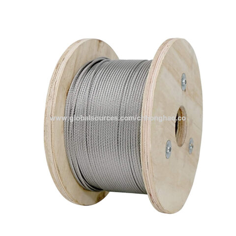 Buy Wholesale China 10mm 6x24+7fc T/s 1770mpa Packing 1000mtrs In Plywood  Reel Preformed Stainless Steel Wire Rope & Stainless Steel Wire Rope  6x24+7fc at USD 1330