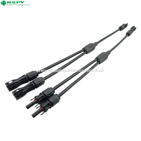 Y Branch MC4 2 to 1 Solar Panel Cable Connectors