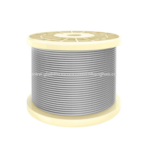 7x19 Stainless Steel T316 Cable Wire Rope 25' 2.5mm 3/32"