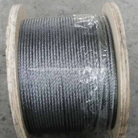 Stainless Steel Wire Rope 6x7+fc/7x7 Nominal Tensile Strength 1570
