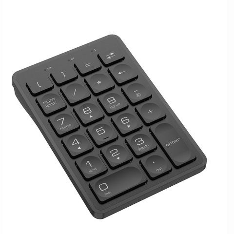 Mini clavier sans fil USB 2.4 Ghz mince avec pavé numérique à pavé