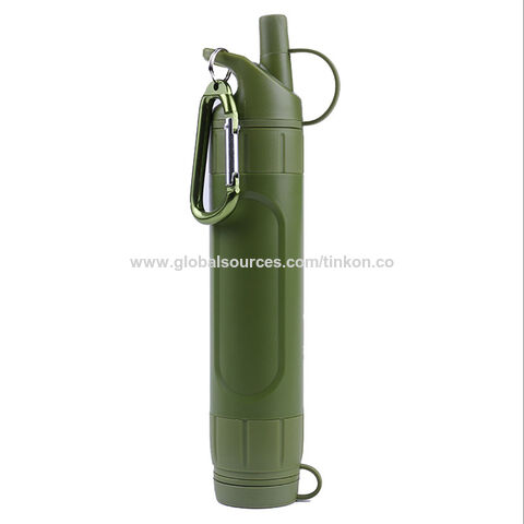 Équipement de Camping et de Randonnée en Plein Air, Paille de Filtration, Équipement de Survie Portable, Mini Filtre à Eau Personnel for sale at factory direct price