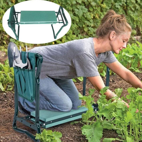 folding garden chair with tools