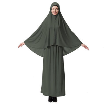 Women's Two-piece Muslim Prayer Dress Hijab Scarf Islamic Abaya Full Length Dress, Muslim Prayer Dress, Muslim Dress, Prayer Dress - Buy China Wholesale Islamic Clothing $22.9 | Globalsources.com Women's Two-piece Muslim Prayer Dress Hijab Scarf Islamic Abaya Full Length Dress, Muslim Prayer Dress, Muslim Dress, Prayer Dress - Buy China Wholesale Islamic Clothing $22.9 | Globalsources.com