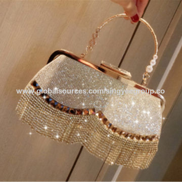 Bolsa de mão para jantar com diamantes, bolsa feminina para vestido, bolsa de banquete, bolsa mensageiro, bolsa de noite, bolsa de cosméticos