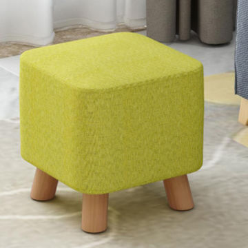 Buy Wholesale China Ottoman Foot Rest Stool Small Fabric Square