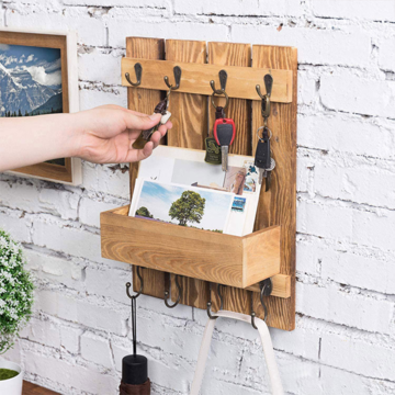 Whole China Wooden Mail And Key Holder For Wall Decorative Rustic Mounted Organizer Hooks At Usd 3 15 Global Sources - Wooden Wall Mount Mail Organizer