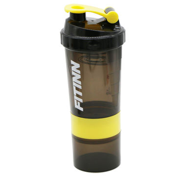 Shaker Bottle With Pill Organizer And Powder Vacuum Insulated