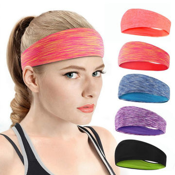 Workout Headbands For Women Running Sports - Wide Sweat Band Yoga