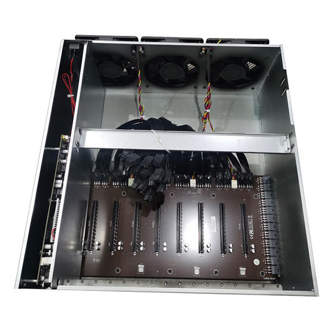 China Ethloong L2 ETH Ethereum mining rig RX580 blockchain 8 GPU miner ...