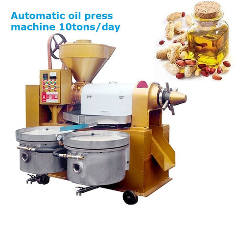 Machine pressée à froid d'huile de tournesol