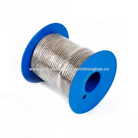 Stainless Steel 304 / 316 Wire Rope 7x37 Structure Diameter 8mm 10mm ...