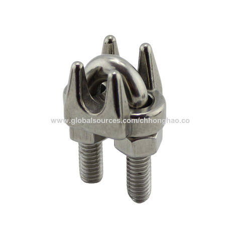 M12 stainless steel 304 wire rope clip rigging hardware jis type wire ...