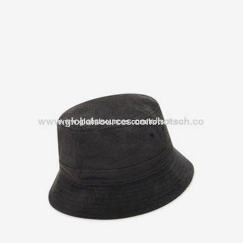 Promotional Bucket Hats Black Polyester 