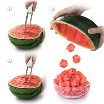 Stainless Steel Fruit Slicer Watermelon Slicer - China Slicer and