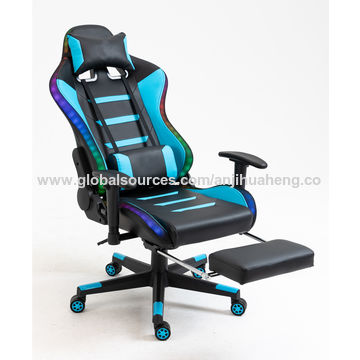Buy Wholesale China Gaming Nice Blue Led Lights Racing For Gamer Office High Back Working Chair & at USD 68 | Global Sources