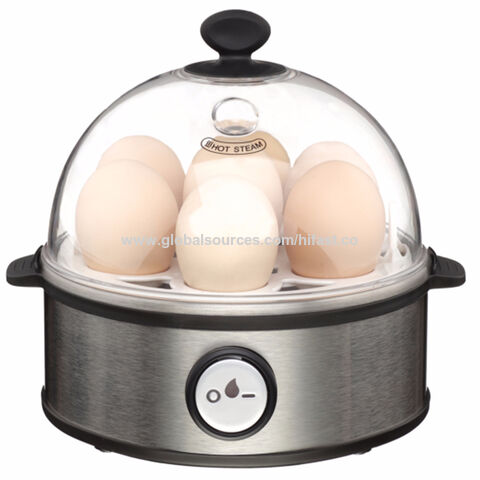  Egg Cooker/Egg Boilers Household Stainless Steel Egg Cooker  Automatic Power-off Small Breakfast Machine Multi-function Egg Boiler 7 Egg  Capacity Electric Egg Boiler (Color : Gray): Home & Kitchen