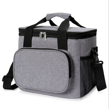Cooler Bag Insulated Picnic Lunch Bag Large Soft Cooler Bag for Outdoor/Camping/BBQ/Travel Black 