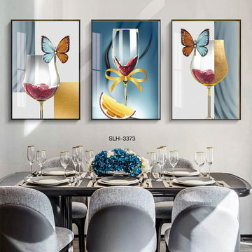 Canvas Art Printing Dining Room Decor, Paintings For Dining Room Area