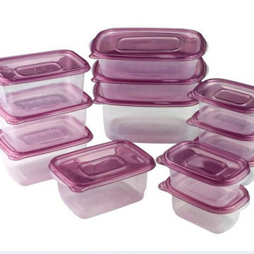 Plastic Container and Plastic Lid PP Rectangular Shape 500ml (50