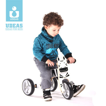 wooden 2 in 1 balance bike