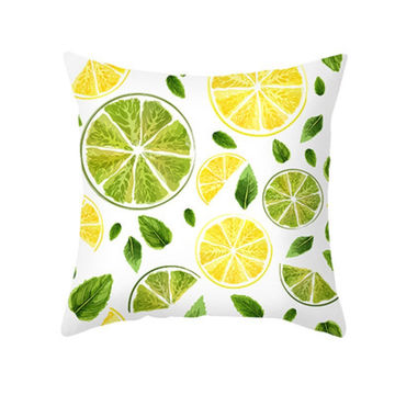 lemon pillow cases