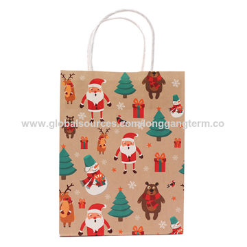 christmas gift bolsas reusable