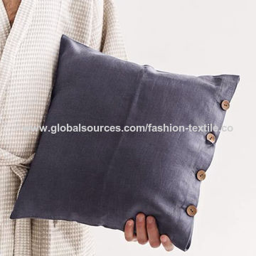 Plain linen cushion covers wholesale sale