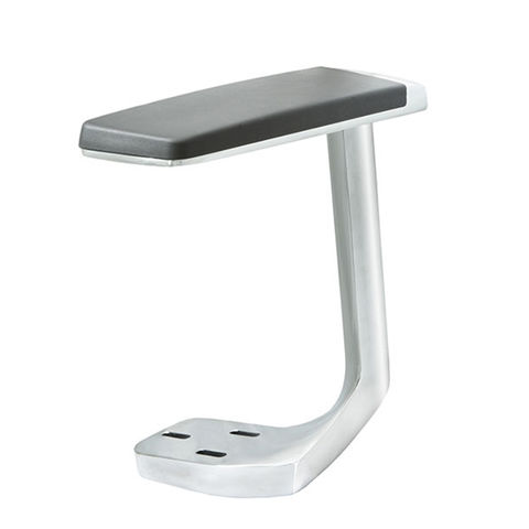 Repuesto de reposabrazos fijo de aluminio para reposabrazos de silla de oficina