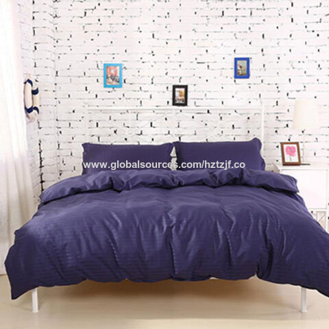 5 Star Hotel 60s 300t Cotton Navy, Navy King Size Bedding Cotton