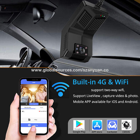 China 1080P 4G Lte Wifi Gps Car Dvr Camera Dashcam Dual Camera 2 Channel  Truck Dash Cam Manufacturer and Supplier