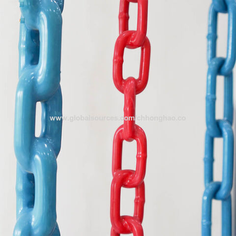 Pvc Chain Breakage China 6mm Standard PVC Coated Chain for Safety Barricade on Global ...