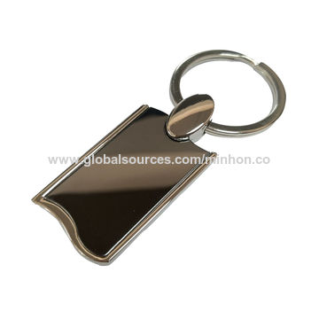 Bulk Buy China Wholesale Customized Shape Metal Keychain In Shiny