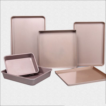 Buy Wholesale China Non Stick Square Golden Carbon Steel Baking