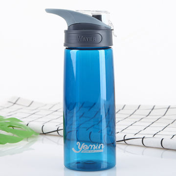 Plastic Fitness Sports Bottle, Water Bottle 2 Straw