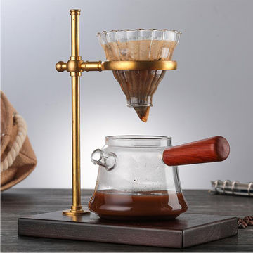 Simple Turkish Glass Coffee Pot 