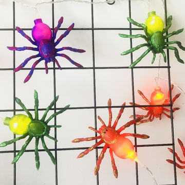 halloween spider string lights