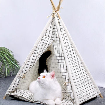 Casa para mascotas nueva, removible, fácil de limpiar, perrera interior, cama para perros, nido plegable para gatos, carpa para mascotas de fácil almacenamiento for sale at factory direct price