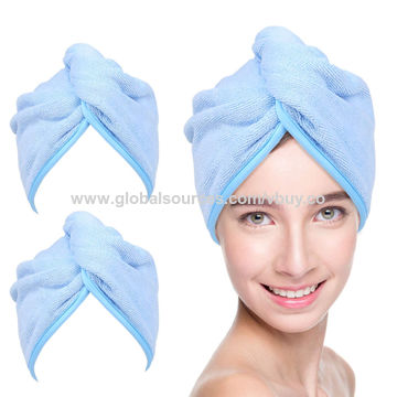 Buy Wholesale China Microfiber Hair Towel,wrap For Women Hair Turban For  Drying Wet Hair Easy Twist Hair Towel Quick Dry & Microfiber Hair Towel  Hair Wrap at USD  | Global Sources