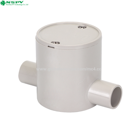 Caixa de Junção CIRC Profunda com 2 Entradas Passantes Tamanhos 20mm/25mm Norma AS/NZS 2053.2:2001 for sale at factory direct price