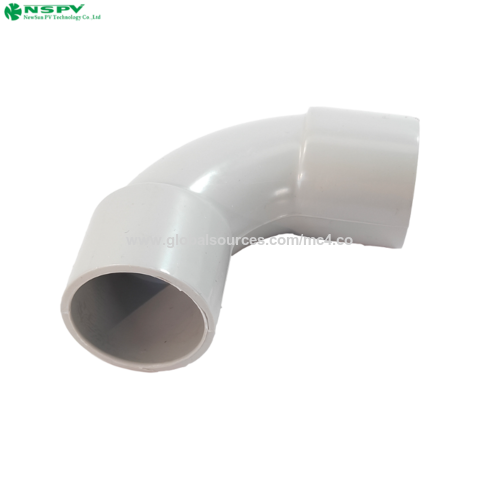 Cotovelo Sólido de PVC 90 Graus para Corrimão, Tubos e Acessórios de Conduíte for sale at factory direct price