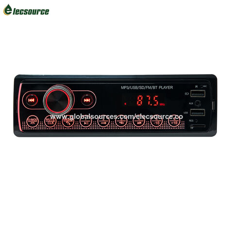 Compre 1 Solo Din Lcd Pantalla Estéreo De Coche Radio Coche Audio  Aux/tf/usb Fm Radio Estéreo Reproductor De Audio y Coche Mp3 de China por 7  USD