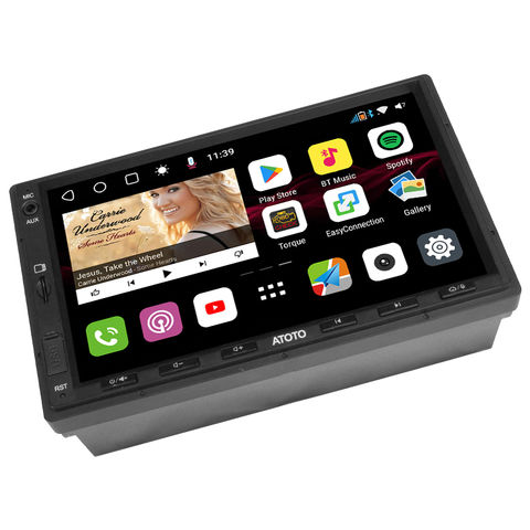 Android 11.0 Autoradio 2 din Apple Carplay Android Auto avec navi GPS 10,1  Pouces HD