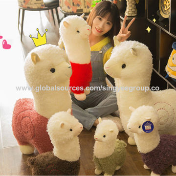 Grass Mud Horse Llama Alpaca Sheep Fluffy Stuffed Doll Plush Children Toy MA